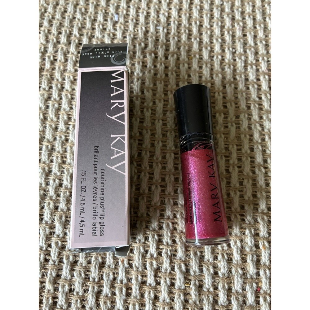 Mary Kay Nourishine Plus Lip Gloss Pink Wink 071802 New In Box